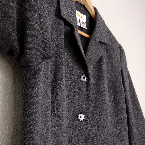 Talbot Vintage Wool 3-Button Office Business Blazer Jacket Sz 6 - Picture 8 of 13